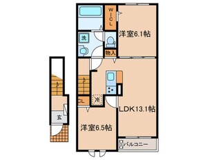 仮）バランタインⅡの物件間取画像